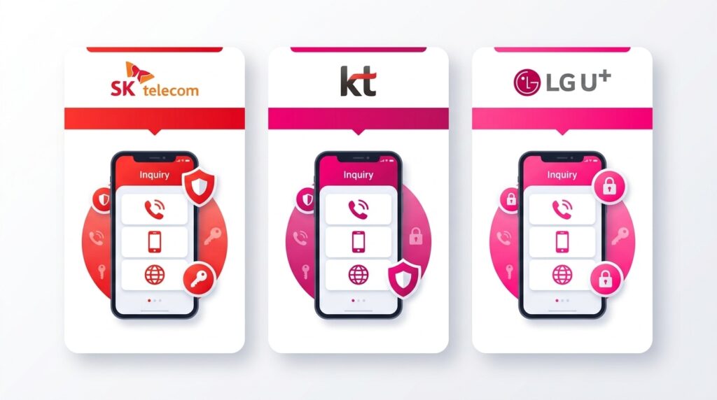 통신사별 PUK 해제코드 조회 방법