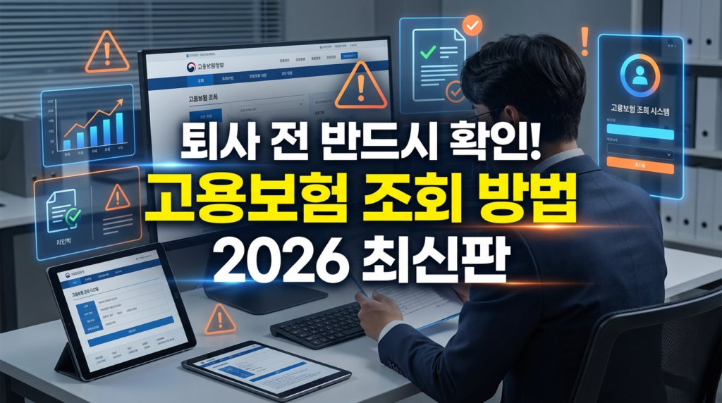 고용보험 가입이력 조회방법 썸네일