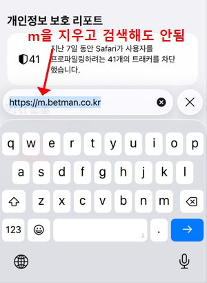 아이폰 사파리 배트맨토토 모바일 화면 구매 불가