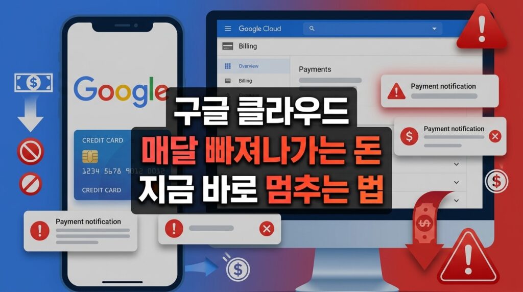 구글 클라우드 결제해지